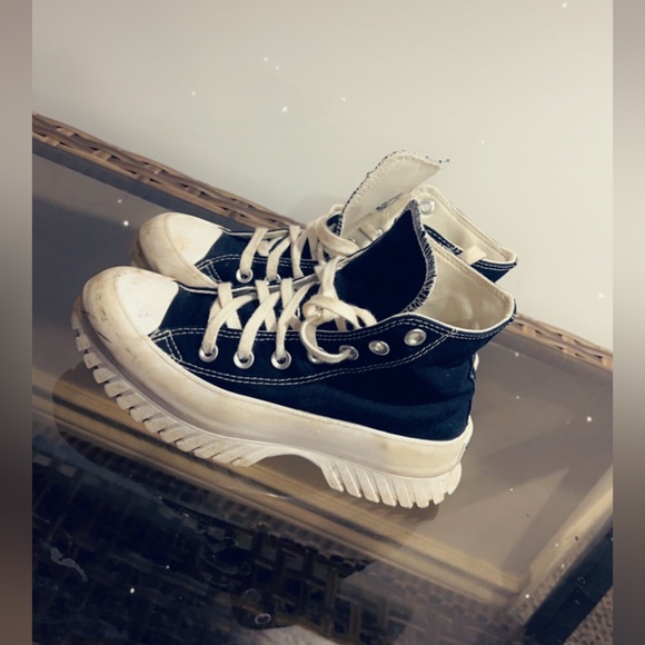 CONVERSE CHUCK TAYLOR ALL STAR LUGGED 2.0 BLACK / EGRET - WHITE - Picture 8 of 11